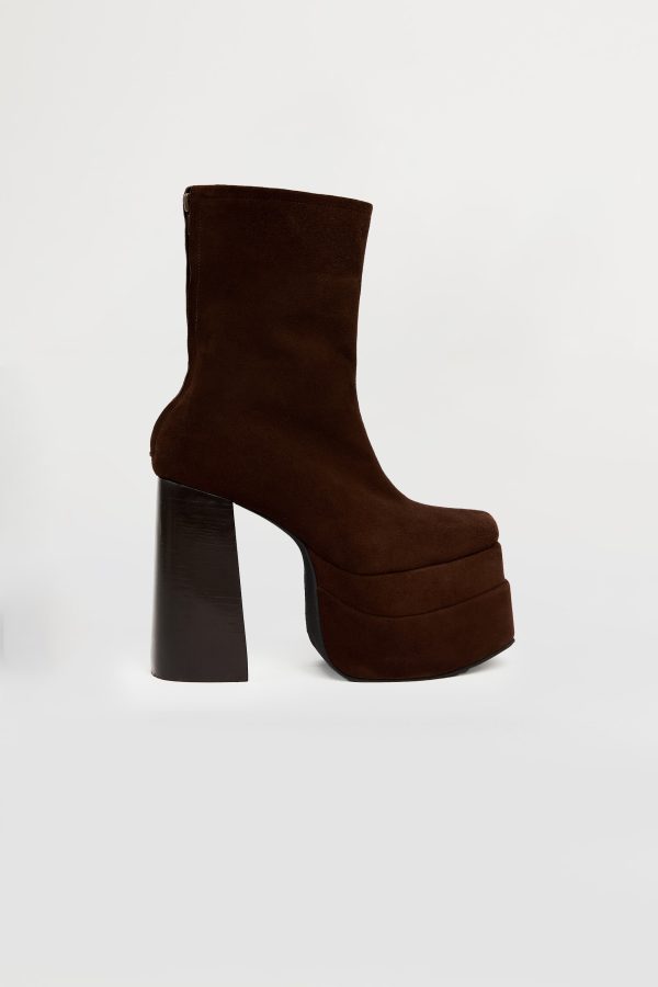 Botines Georgina Marrón Escuro