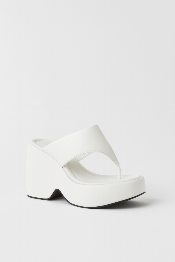 Plataformas Sofía Off White