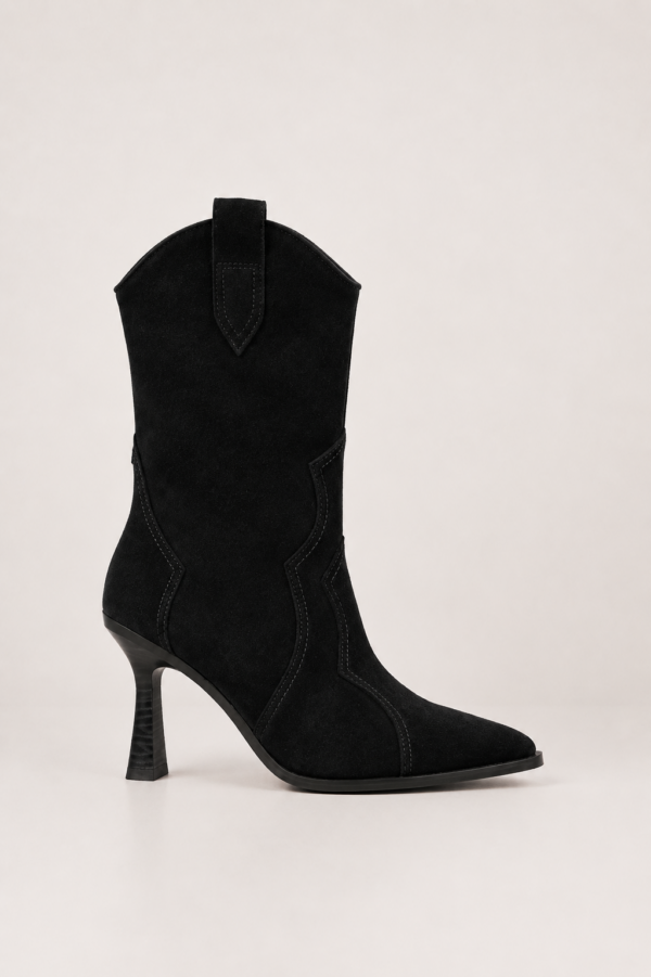 Texana Heel Alma Blackest Black
